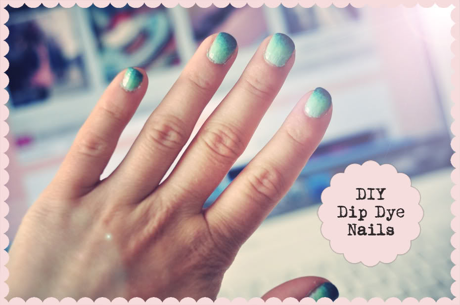 2. Gradient Dip Dye Nails - wide 1