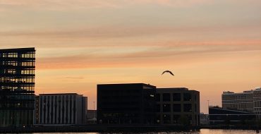 solnedgang fra Islands Brygge